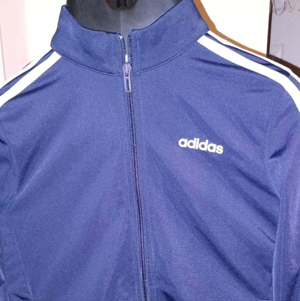 Adidas Men's Blue Windbreaker